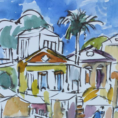 Andreas Korn: Artproduktion (Kunstraum - Aquarell in Symi) Andreas Korn: Artproduktion (Kunstraum - Aquarell in Symi)